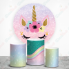 Unicornio Fundas de tela sublimada para cilindros backdrop