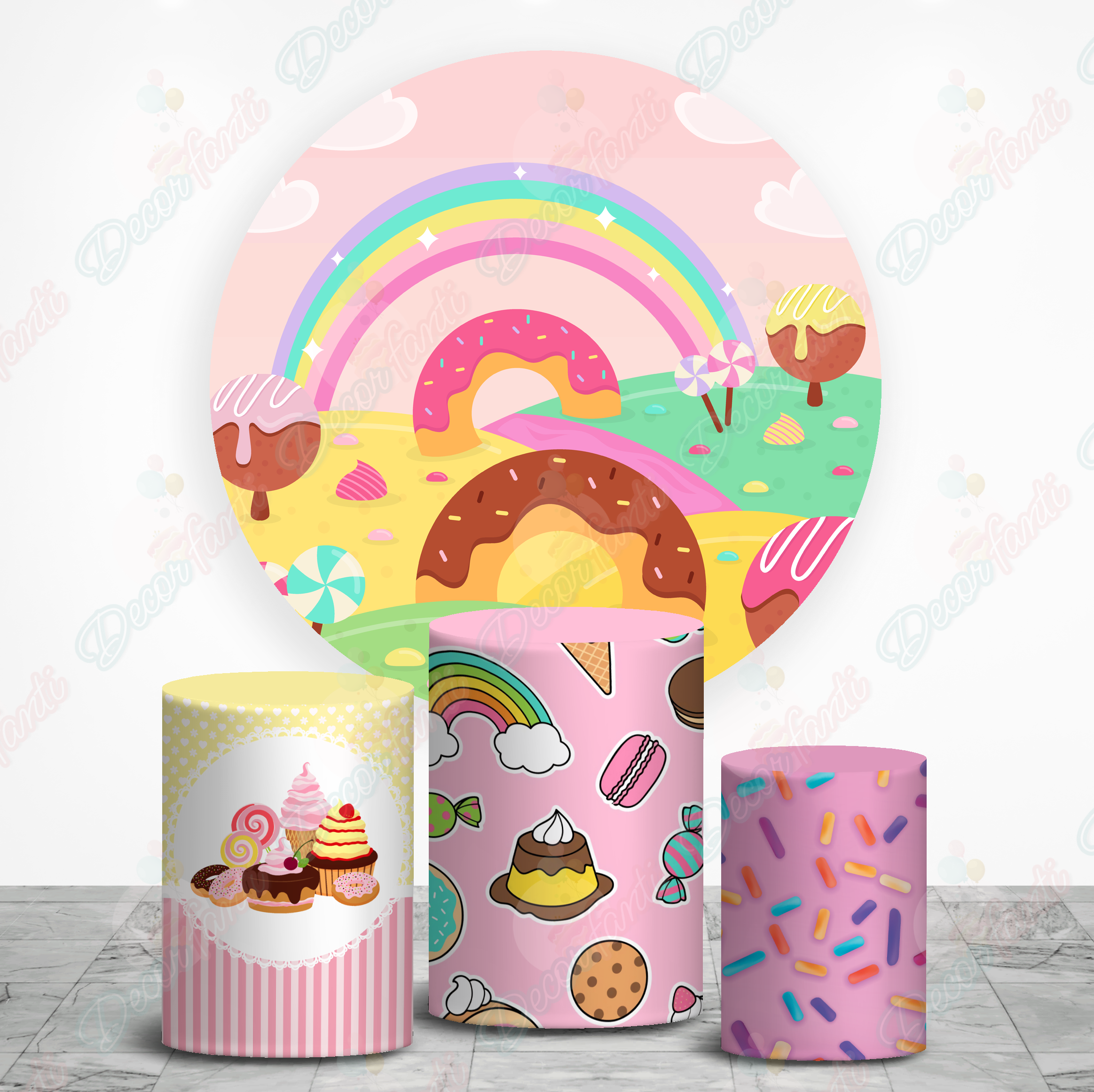 Candy Bar forros de fundas para cilindros de candy bar - Decorfanti