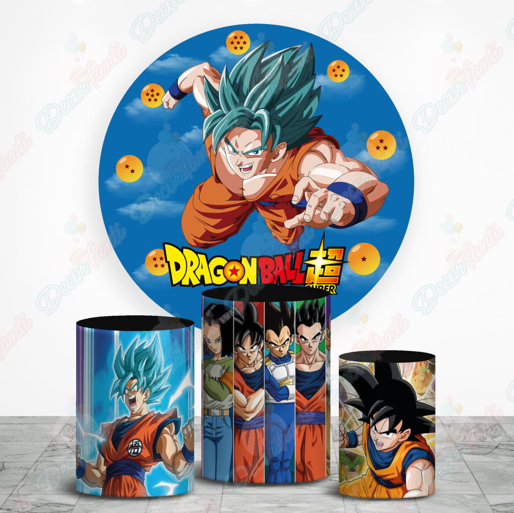 Edição - Painel Redondo Dragon Ball Super