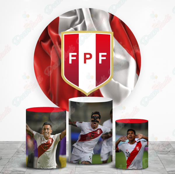 Selección Perú Fundas de tela sublimada
