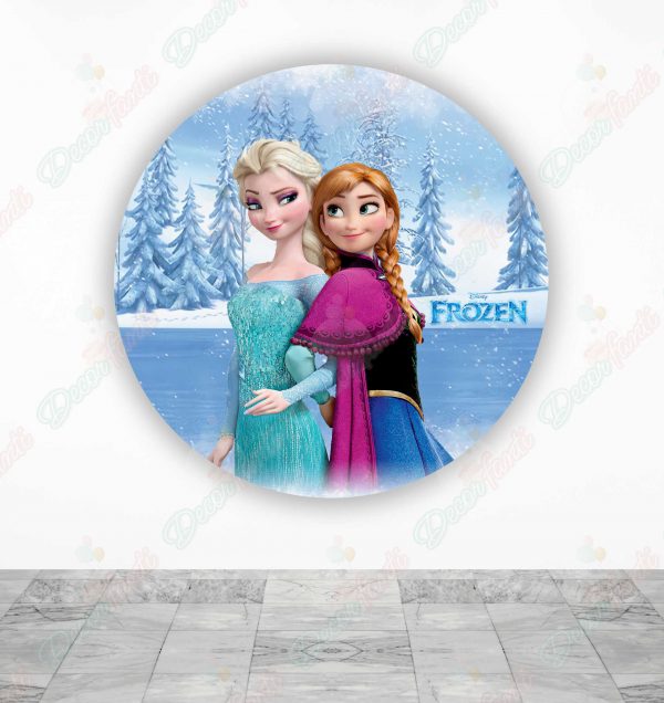 Frozen Fundas de tela sublimada para cilindros backdrop