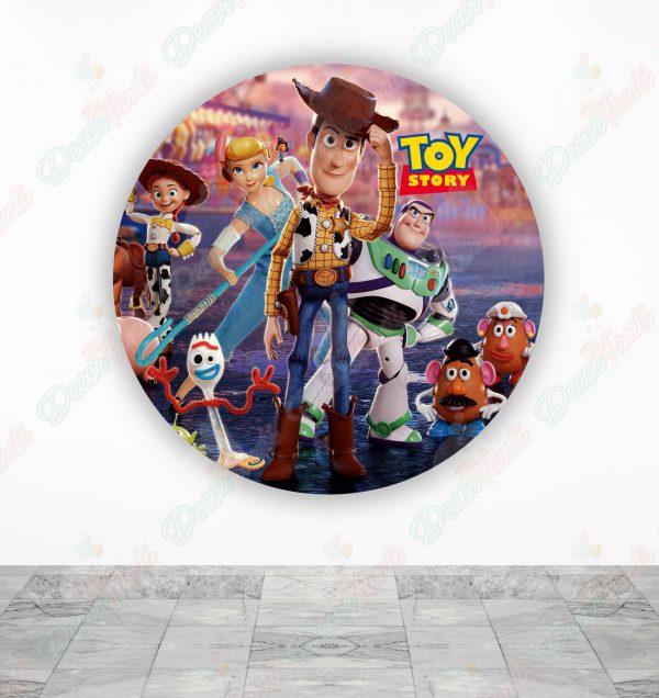 Toy story Fundas de tela sublimada para cilindros backdrop