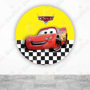 Cars Fundas de tela sublimada para cilindros backdrop