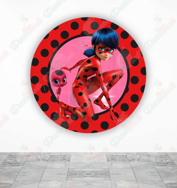 Lady Bug Fundas de tela sublimada para cilindros