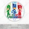 PJ Mask Fundas de tela sublimada para cilindros