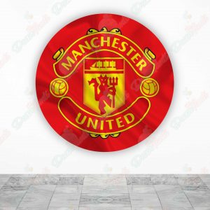 Manchester United Fundas de tela sublimada para cilindros