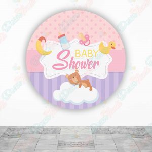 Baby Shower niña Fundas tela sublimada para cilindros