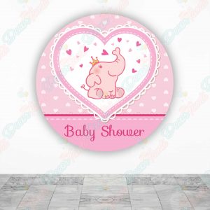 Baby Shower niña Fundas tela sublimada para cilindros