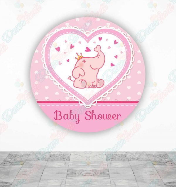 Baby Shower niña Fundas tela sublimada para cilindros