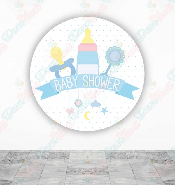 Baby Shower niño Fundas tela sublimada para cilindros