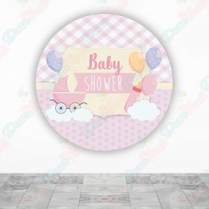 Baby Shower niña Fundas tela sublimada para cilindros