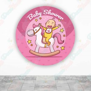 Baby Shower Caballo Rosa