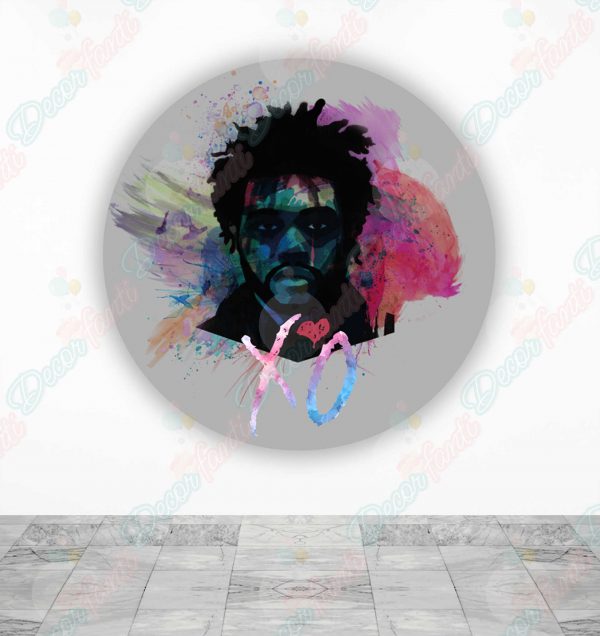 The Weeknd Fundas tela sublimada para cilindros backdrop