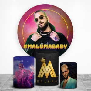 Maluma fundas cilindros backdrop