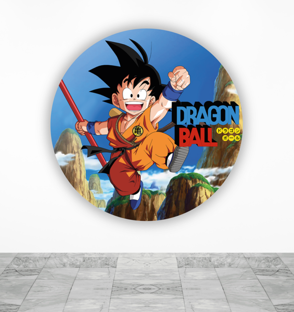 Dragon Ball fundas cilindros backdrop