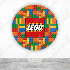 Lego tela sublimada para cilindros Backdrop