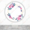 Rosas y Flores fundas cilindros backdrop