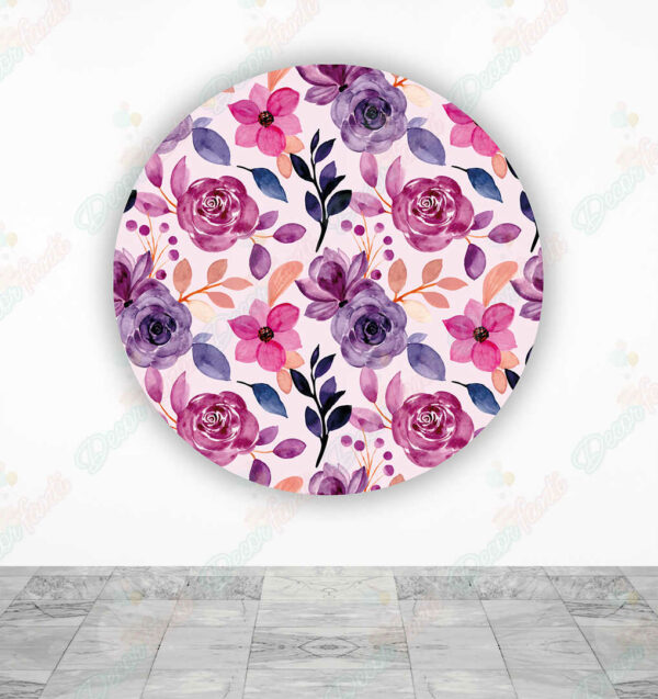 Flores Cobertura fundas cilindros backdrop