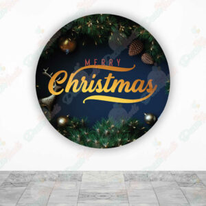 Feliz Navidad fundas cilindros backdrop