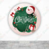 Feliz Navidad fundas cilindros backdrop