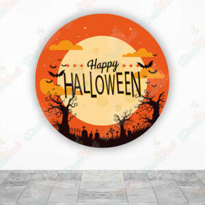 Happy Haloween fundas cilindros backdrop