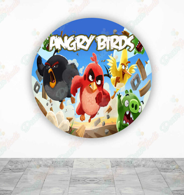 Angry Birds Fundas tela sublimada para cilindros